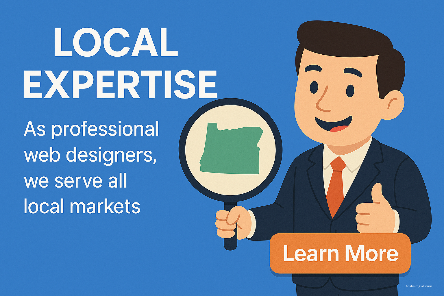 Local Anaheim, California Web Design